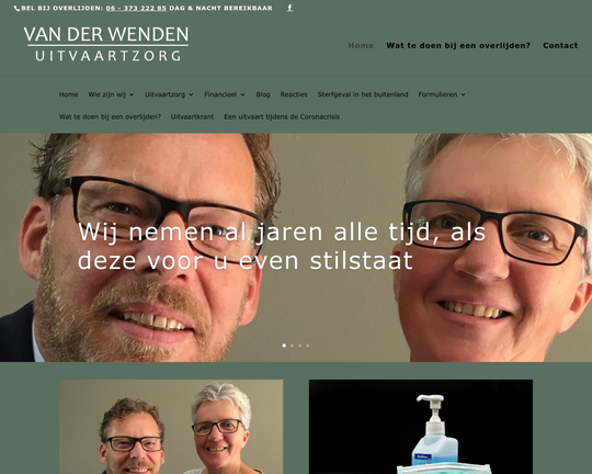 Van Der Wenden Uitvaartzorg | Wij Hebben Alle Tijd, Als Deze Voor U Even Stilstaat | Uitvaart | Begrafenis | Crematie
